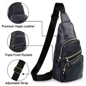 Stylish Emperia Sling Bag with Adjustable Strap for Travel