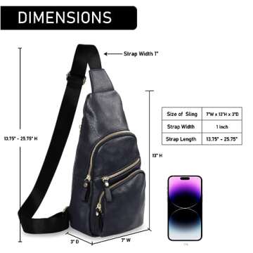 Stylish Emperia Sling Bag with Adjustable Strap for Travel