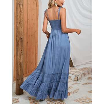 Stylish Women's Maternity Maxi Dress for Summer Occasions