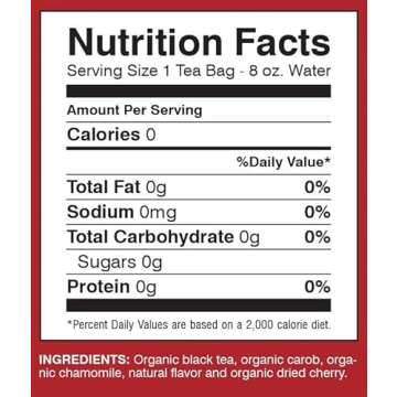 Davidson's Cherry Vanilla Tea - Organic Delight in Every Cup