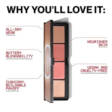 Smashbox Halo Sculpt + Glow Face Palette for All Skin Types