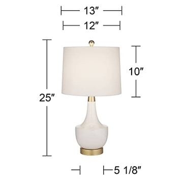 Stylish 360 Lighting Nesbit USB Table Lamps Set for Home