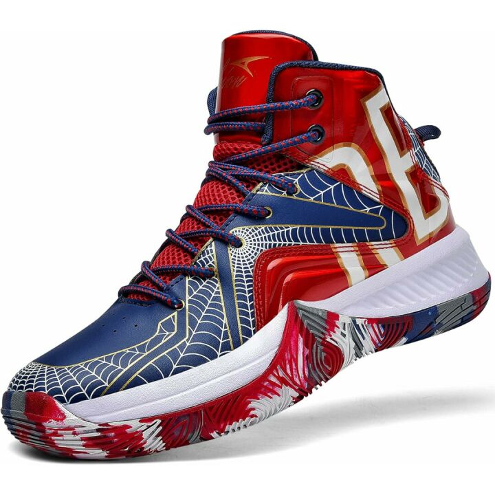 High Top Kids Basketball Shoes - Breathable & Cushioned