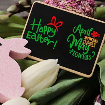 BOOLOOEN Farmhouse Silk Screen Stencil 6pcs,Farm Animals Theme Silk Screen Stencil Self-Adhesive Stencils Reusable for Wood, Pillow, Wall DIY Home Decor 8.5 * 11inch