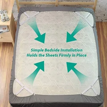 RayTour Bed Sheet Holder Straps Stay Neat & Tidy