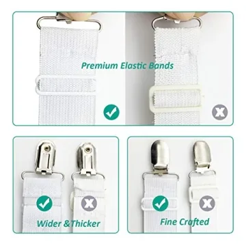 RayTour Bed Sheet Holder Straps Stay Neat & Tidy