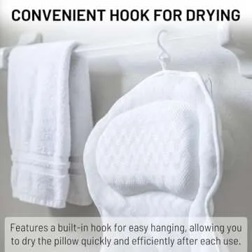 Sierra Concepts Luxury Bath Pillow for Ultimate Relaxation