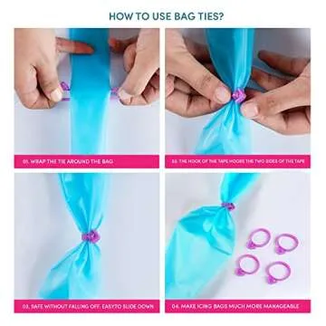 Riccle 27 Pcs Cake Decorating Kit - Silicone Piping Set