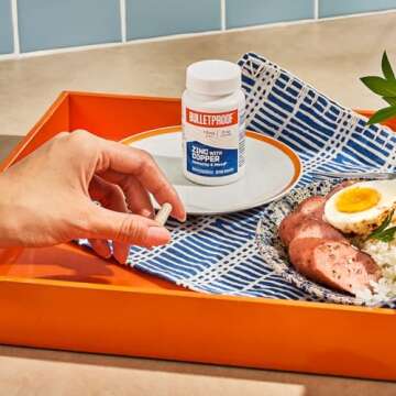 Bulletproof Zinc with Copper Capsules for Immunity & Mood