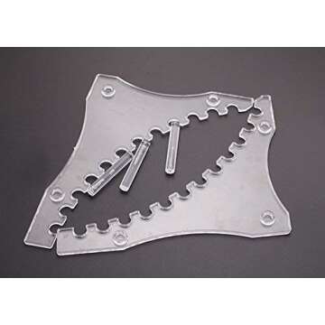 TOMUM 12 Layers Clear Acrylic Display Stand for Pen/Eyebrow Pencil/Makeup Brush/Nail Brush/E-Cigarette