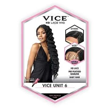 Sensationnel Vice Lace Front Wigs with 5 Inch Deep Part