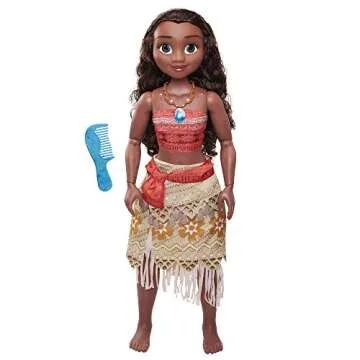 Disney Moana Doll 32" Tall Playdate Perfectly Poseable Doll, Includes Hair Comb, Playdate Moana Fashion Doll, Moana Doll Stands 32 Inches Tall! Great Gift for Girls