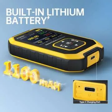 Geiger Counter Nuclear Radiation Detector - FNIRSI Radiation Dosimeter with LCD Display, Portable Handheld Beta Gamma X-ray Rechargeable Radiation Monitor Meter, 5 Dosage Units Switched