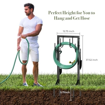 Durable Winpull Garden Hose Holder for Easy Organization
