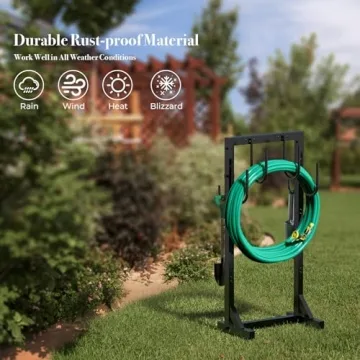 Durable Winpull Garden Hose Holder for Easy Organization