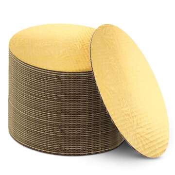 Bekoetoz 40 Pack Cake Boards - Durable Cake Bases
