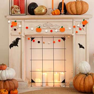 Tatuo Felt Garland Set for Thanksgiving and Halloween