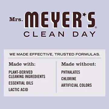 MRS. MEYER'S CLEAN DAY Liquid Toilet Bowl Cleaner, Stain Removing, Lavender, 24 oz
