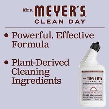 MRS. MEYER'S CLEAN DAY Liquid Toilet Bowl Cleaner, Stain Removing, Lavender, 24 oz