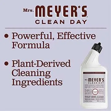 MRS. MEYER'S CLEAN DAY Liquid Toilet Bowl Cleaner, Stain Removing, Lavender, 24 oz