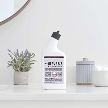 MRS. MEYER'S CLEAN DAY Liquid Toilet Bowl Cleaner, Stain Removing, Lavender, 24 oz