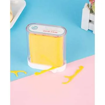 Kids Professional Dental Floss Picks Holy Rose Dental Flossers Dispenser 2Box Suitable for Teenagers,Children,Girls,Boys、Unflavored Floss Sticks,Neat,Hygienic
