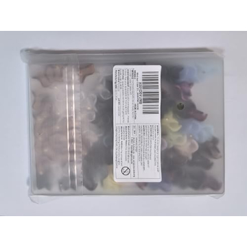 Funtopia 72 Pcs Mini Hair Claw Clips Assorted Colors