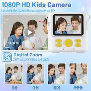Perfect Instant Print Camera for Kids Ages 3-12