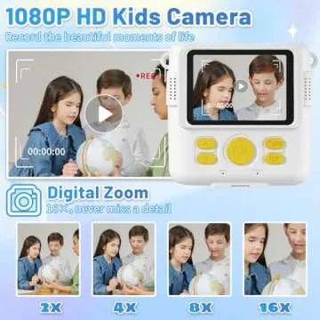Perfect Instant Print Camera for Kids Ages 3-12