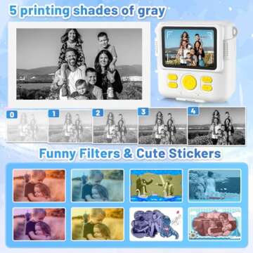 Perfect Instant Print Camera for Kids Ages 3-12