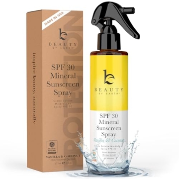 SPF 30 Mineral Sunscreen Spray for Kids and Adults