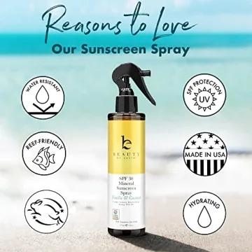 SPF 30 Mineral Sunscreen Spray for Kids and Adults