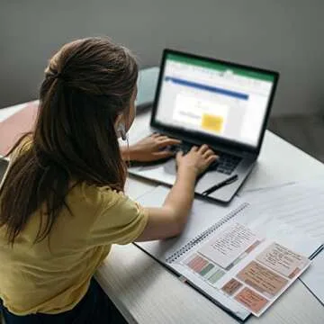 Pastel Sticky Notes Set of 528 - Cute Office Supplies