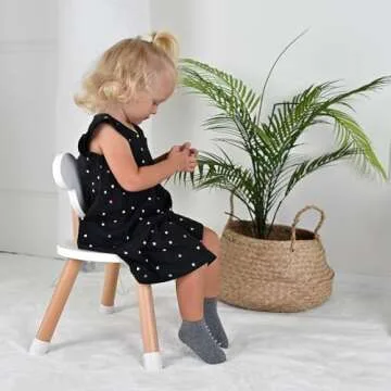 JAKIDAR Baby Toddler Socks Non-Slip 12 Pairs for Kids