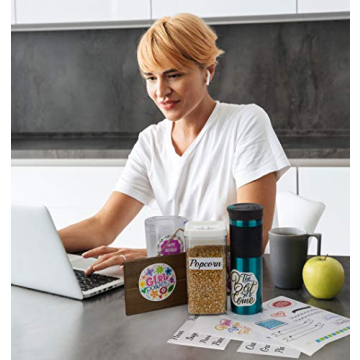 ZICOTO Premium Vinyl Sticker Paper - Waterproof & Glossy 15 Sheets