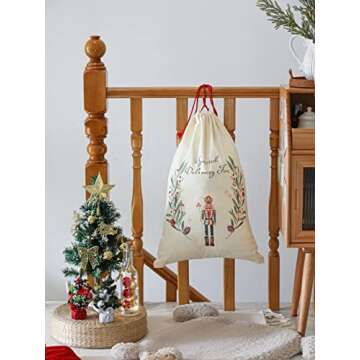 Personalized Large Christmas Santa Sack Bag - Perfect for Holiday Gifts