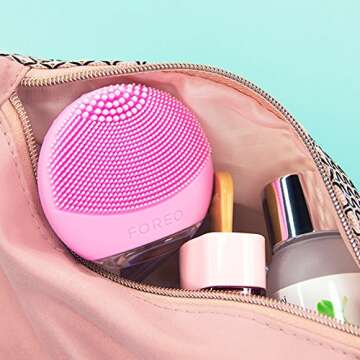 FOREO LUNA go Portable and Personalized Facial Cleansing Brush for Normal Skin