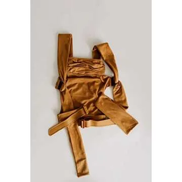 Lalabu Simple Baby Wrap | Forget The Complex Baby Sling Wrap, Grab a Simple No-Tie, Comfortable & Easy-to-Use Lalabu Baby Wearing Wrap | Infant Baby Carrier Wrap for 3 Months - 2 Years (Camel)