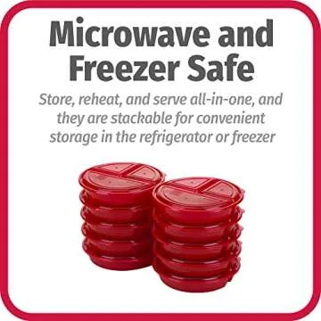 GoodCook Meal Prep Containers - BPA Free & Microwave Safe