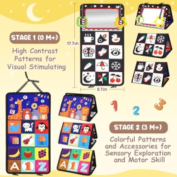 URMYWO Tummy Time Toys - Perfect Baby Sensory Gift