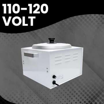 Starpil Wax Pot Warmer Professional for Hair Removal - Electric Hard Wax Beads Heater 5lb Capacity - Large Single Wax Warmer - Esthetician Supplies for Waxing Salon.