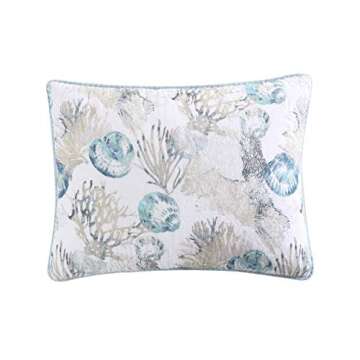 Tommy Bahama - King Quilt Set, Reversible Cotton Bedding with Matching Shams, All Season Home Decor (Freeport Blue, King)