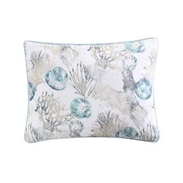 Tommy Bahama - King Quilt Set, Reversible Cotton Bedding with Matching Shams, All Season Home Decor (Freeport Blue, King)