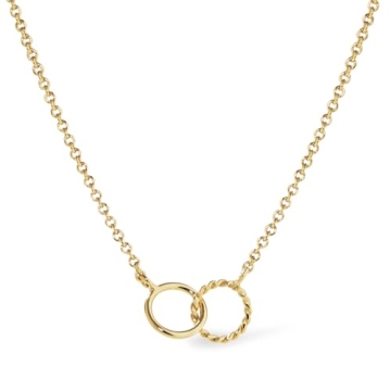 Elegant Ana Luisa Jewelry Interlocking Circles Necklace for Women