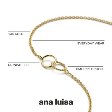 Ana Luisa Interlocking Circles Necklace for Women