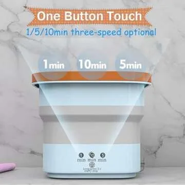 Compact Mini Foldable Washing Machine for Baby Clothes