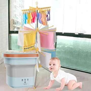 Compact Mini Foldable Washing Machine for Baby Clothes