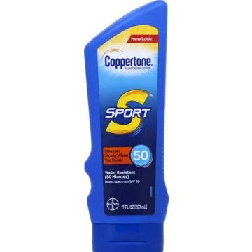Coppertone SPORT Sunscreen SPF 50 Lotion Non-Greasy