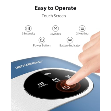 CINCOM Hand Massager - Cordless Heat & Compression Relief