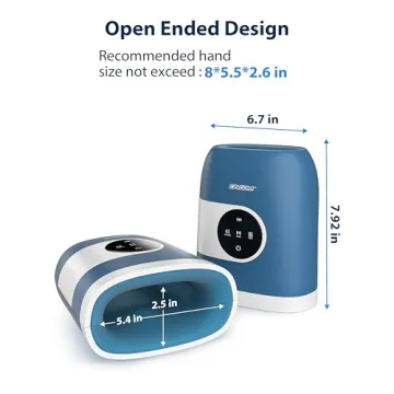 CINCOM Hand Massager - Cordless Heat & Compression Relief